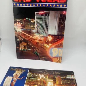 Vintage Las Vegas Paper Ephemera Souvenir Booklet and Postcards 1980s - Picture 1 of 8
