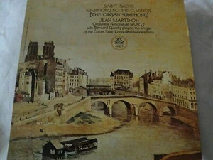 SAINT-SAENS SYMPHONY NO. 3 IN C MINOR, JEAN MARTINON ANGEL RECORDS S-37122 EX - Picture 1 of 3