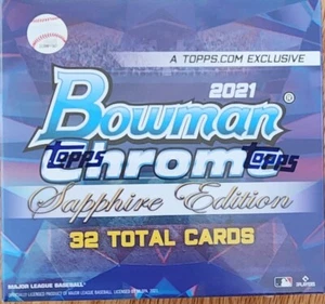 2021 Bowman Chrome Sapphire Edition Hobby Box - Factory Sealed - Bild 1 von 2