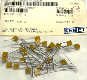 11 PIECE LOT: C052G479C2G5CM, CCR05CJ4R7CM, CAP CER 4.7pF 200V C0G 0.25pF RADIAL - Picture 1 of 1