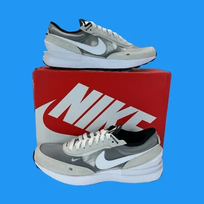Nike Waffle One Summit White'(GS) DC0481-100   White Grey Casual Youth Size 6.5 - Image 1 of 4