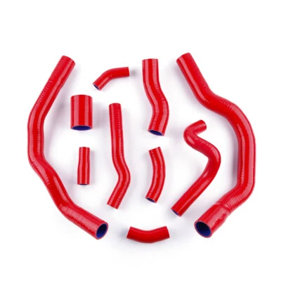 For Mini Cooper S R52 R53 Red Silicone Radiator Coolant & Heater 10pcs Hose Kit - Image 1 of 4