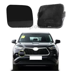 Par para Toyota Highlander 2020-2023 parachoques delantero gancho de remolque ojo tapa izquierda y derecha - Imagen 1 de 7