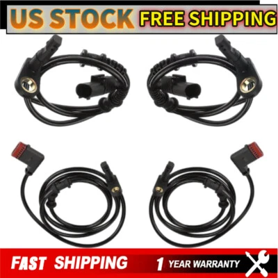 Sensor de velocidad de rueda ABS premium para todas las ruedas delanteras y traseras (4 piezas) para Mercedes-Benz Foto 1 de 4