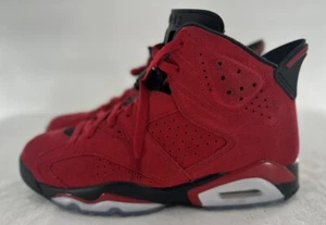 Nike Air Jordan 4 Retro Toro Bravo 2013 Red Suede Mens Size 8 (308497-603) - Picture 1 of 10