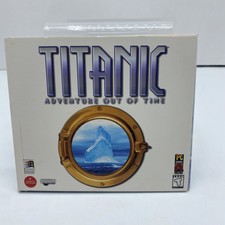 Titanic Adventure Out Of Time - 1996 PC CD ROM Discs for Windows Mac - Vintage
