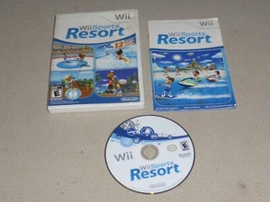 NINTENDO Wii VIDEO GAME SPORTS RESORT COMPLETE W CASE & MANUAL 12 FUN SPORTS - Picture 1 of 1