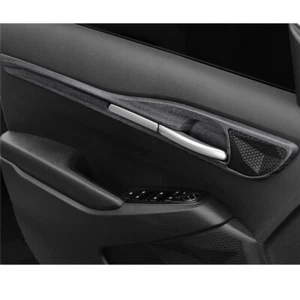 4pcs Matte Wood Grain Inner Door Handle Bowl Cover Trim for Kia Seltos 2019-2024 - Picture 1 of 4