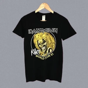 Camiseta negra Iron Maiden Killer Worl Tour 81 para hombre talla S - Imagen 1 de 6