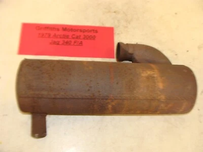 1979 ARCTIC CAT JAG 340 F/A 3000 Spirit AA34F4 exhaust muffler silencer - Image 1 of 4