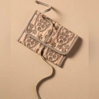 Anthropologie | LLANI X ANTHROPOLOGIE EMBROIDERED JEWELRY ROLL | NWT - Image 1 of 4