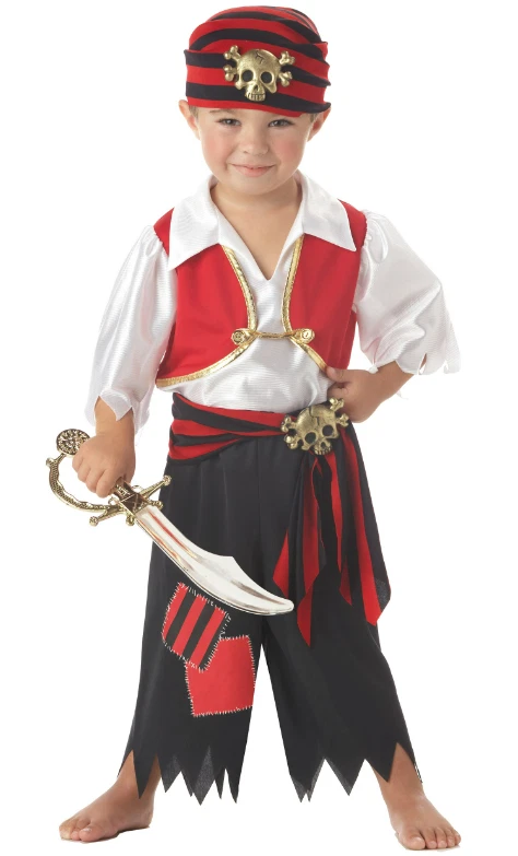 Disfraz de pirata de Halloween Ahoy Matey para niño pequeño Foto 1 de 1