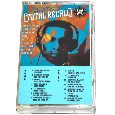 Total Recall 5 - King Jammy's Selection (Cassette Tape 1992) Reggae PLAY TESTED - Image 1 of 4