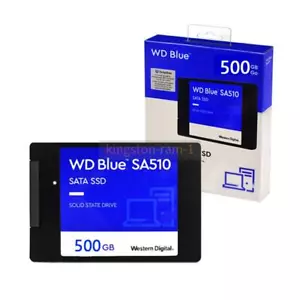 WD BLUE SA510 New SSD 500GB 2.5" SATA III Solid State Drive for Laptop/ Desktop - Picture 1 of 4