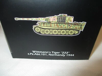 DRAGON Armor 1/72 TIGER 1 WITTMANN'S TIGER 222 S.PZ.ABT 101  NORMANDY 1944 - Image 1 of 2