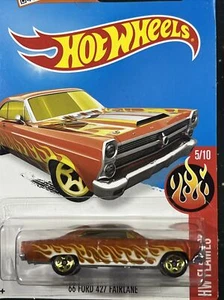 Hot Wheels - '66 Ford 427 Fairlane "Orange" - HW Flames - Picture 1 of 4