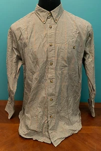 Orvis Herren 100 % Baumwolle Langarm schmales Shirt - XL, rot & blau kariert kariert - Bild 1 von 8