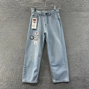 Wrangler Jeans Boys Size 10 Blue Denim Loose Fitting Jeans Boys Size 10 - Picture 1 of 15
