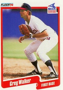 1990 Fleer Baseball Card  #551 - Greg Walker - Chicago White Sox