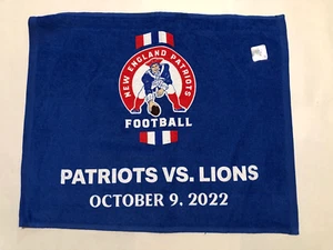 New England Patriots 9. Oktober 2022 Gillette Stadium Rally Handtuch - Bild 1 von 3