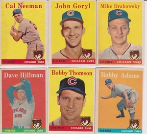 1958 Topps Chicago Cubs 6-pack - Picture 1 of 2
