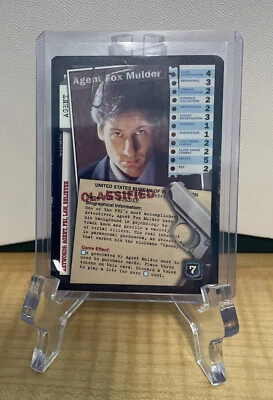The X-Files CCG - Premiere - MINT RARE Agent Card # 169 AGENT FOX MULDER - Image 1 of 2