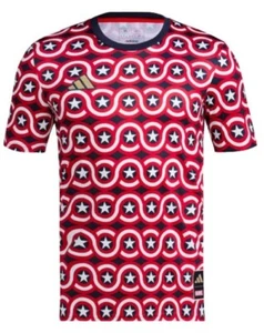 Adidas x Marvel Captain America MLS AeroReady Pre Match Trikot Avengers - Bild 1 von 7