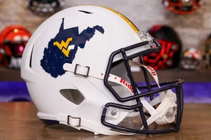 West Virginia Mountaineers Riddell Speed Display Helmet - White Country Roads Al - Picture 1 of 1