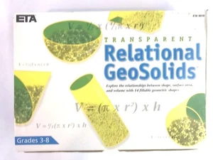 Geosolidi relazionali trasparenti strumento didattico geometria gradi 3-8 ETA - Foto 1 di 3