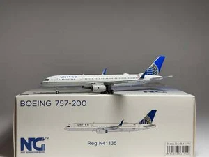 NG Models 1:400 United Airlines Boeing 757-200 N41135 Post-Merger NG53179 - Picture 1 of 2