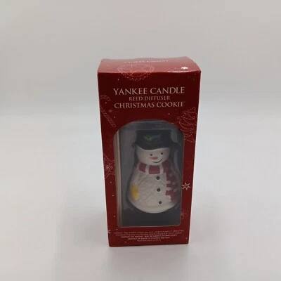 Yankee Candle Snowman Reed Diffuser Christmas Cookie 2010 Retired NEW in Box - Image 1 of 4