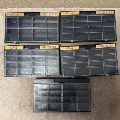 Vintage 1981 MATTEL HOT WHEELS Wall Mount (16 Car Slots) SHOWCASE DISPLAY (5) - Image 1 of 4