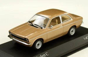 Opel Kadett C Limousine Bj. 1973-1977, Oro Metallico, Minichamps-Modell M.1:43 - Foto 1 di 5