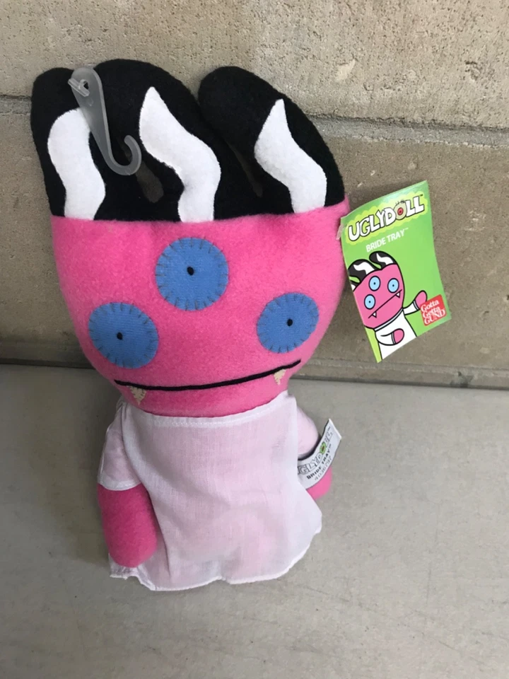 Bandeja de noiva Uglydolls GUND brinquedo de pelúcia boneca feia recheada rosa Babo 12" 2013 - Imagem 1 de 1