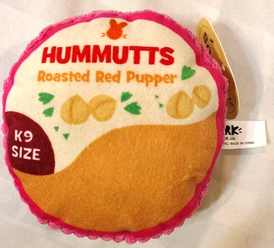 Hummus Squeakster Buddies Squeak Dog Toy XS-M New - Image 1 of 4