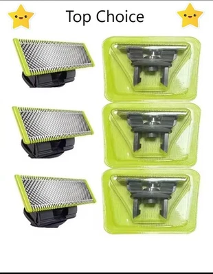 3x ³One Blade Replacement Razor Shaver Heads For Philips One Blade QP2520/QP2630