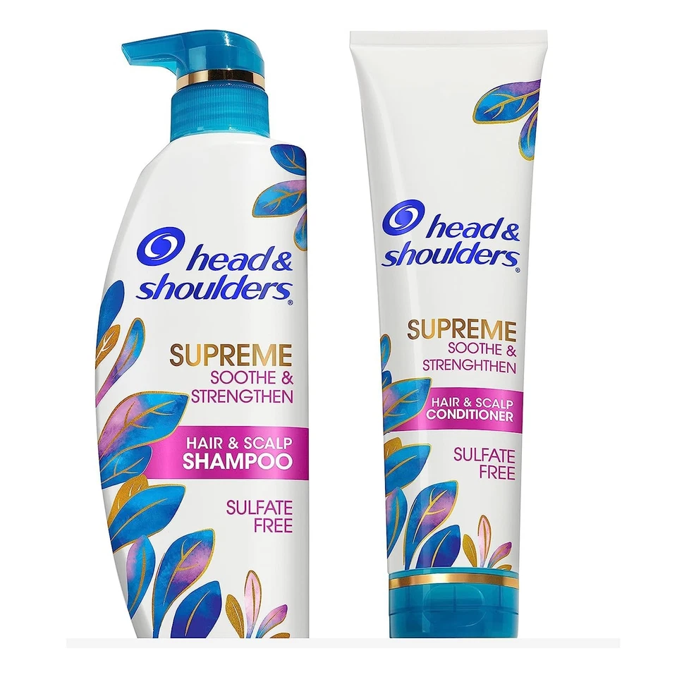 Head & Shoulders Supreme Scalp Care Dandruff Treatment Shampoo and Conditioner
