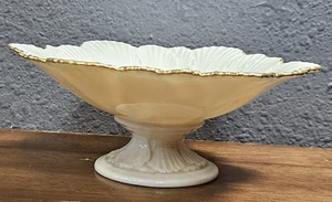Plato de compota de caramelo Lenox colección de árbol con acento de oro de 24 quilates con 6,5" L 2,5" - Imagen 1 de 7