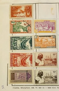 France Colonies Europe Africa Guadeloupe Stamps Lot Of 27 SJXX-611 - Picture 1 of 2