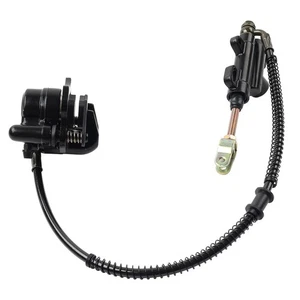 Hydraulic Rear Disc Brake Caliper + Master Cylinder Brake System Kit Motorcycle - Imagen 1 de 11