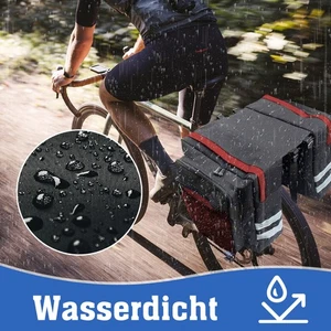 Juego de bolsas de bicicleta impermeables | Incluye portaequipajes y bolsa de sillín NUEVO - Imagen 1 de 13