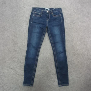 Mudd Jeans Womens 7 Skinny Stretch Denim Embroidered Pockets Pants - Picture 1 of 11