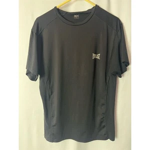 Everlast Men's XL Black Short-Sleeve Crew Neck T-Shirt Lightweight - Picture 1 of 3