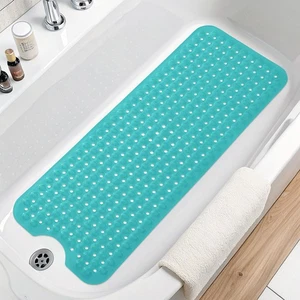Bath Tub and Shower Mats, Extra Long Non-Slip 39 x 15 Inch Bath Mat with Drai... - Bild 1 von 9
