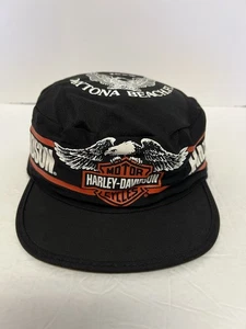 NOS Vintage 90s Harley Davidson 1992 Daytona Beach Bike Week Painters Hat Cap - Bild 1 von 9