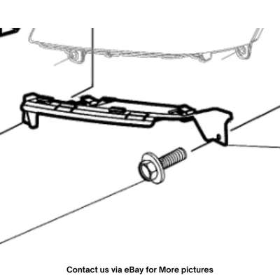 Chevrolet Lumina S 2009 parachoques delantero fascia soporte derecho OEM 92164518 Foto 1 de 4