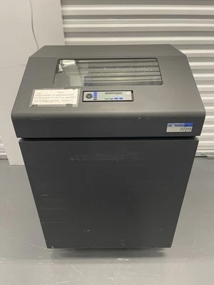 Printronix P7000 P7215 Cabinet Line Matrix Printer 1500 LPM - FOR PARTS / REPAIR - Image 1 of 4