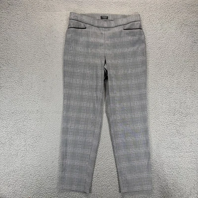 Fundamental Things Womens Pull On Trouser Pants Black Gray Plaid Size 12 - Image 1 of 4