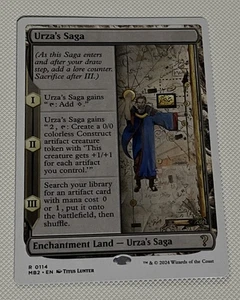 Urza's Saga White Border quasi nuovo MB2 MTG Mystery Booster 2 mai giocato senza pellicola - Foto 1 di 2