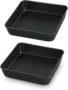 Square Cake Pan, 6 Inch Small Baking Roasting Pans with Stainless Steel Core & N - Picture 1 of 12